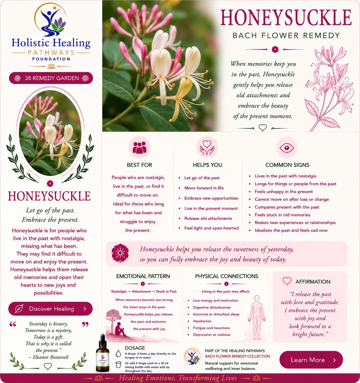 Honeysuckle — Bach flower remedy